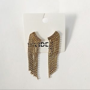 Divided glam earrings